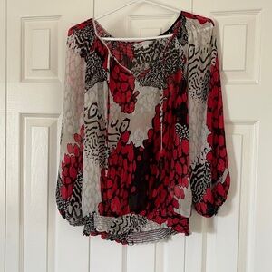 Cleo sheer blouse size S🔥🔥